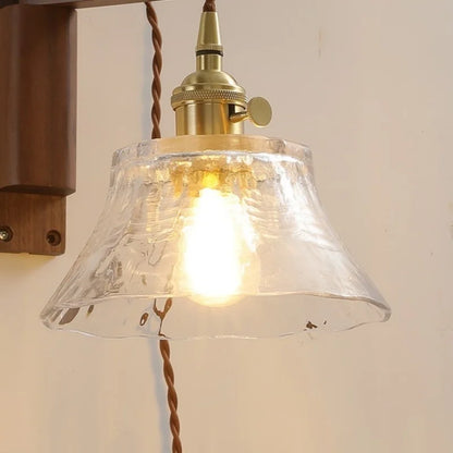 DecorBites™ Clear Glass LED Wall Sconce Modern Stair Light Fixture Home Decor