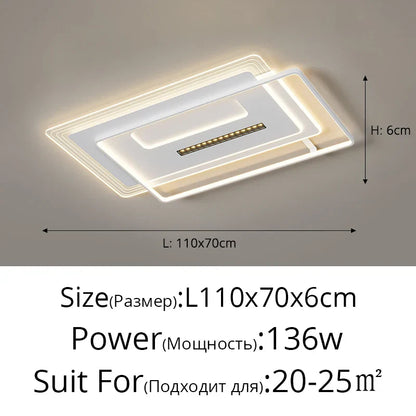 DecorBites™ LED Ceiling Lights Techo for Living Room Study Dining Kitchen Decor