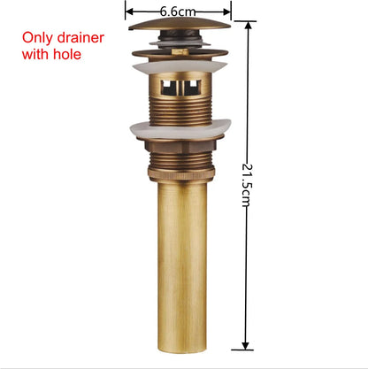 DecorBites™ Brass Air Isolation Deodorant Basin Drain Pipe - Anti-Spill Water Drain
