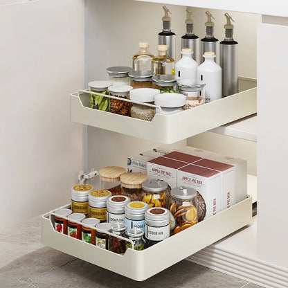 DecorBites™ Kitchen Organizer Rack for Cabinets Storage and Tableware - Slide Dish Rack