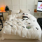 Decobites Teddy Velvet Bedding Set for Winter Warmth and High-end Comfort