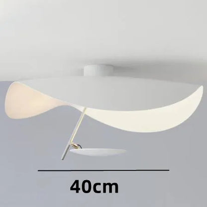 DecorBites™ Lederam Manta Pendant Lamp Flying Saucer Hat industrial retro design white black