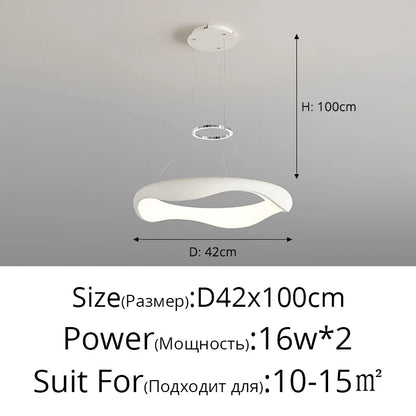 DecorBites™ Black Chrome Pendant Lamp for Dining Room Kitchen Indoor Lighting