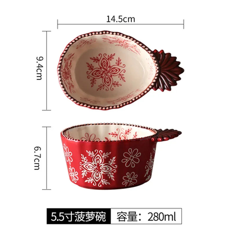 Hand-Painted Ceramic Dishes