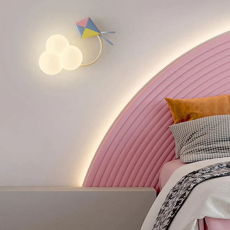 Rainbow Airplane Wall Light