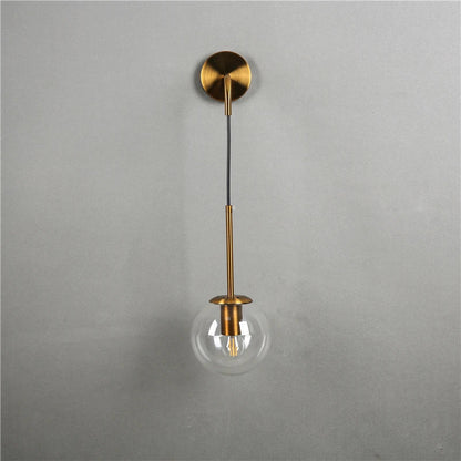 DecorBites™ Glass Ball Wall Lamp: Modern Nordic LED Lighting for Bedroom, Staircase, Outdoor