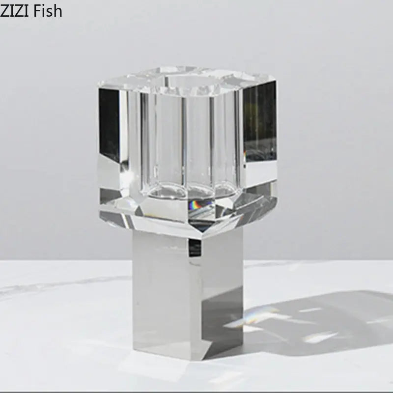 Jarrón de cristal transparente DecorBites™ para plantas en maceta y arreglos florales