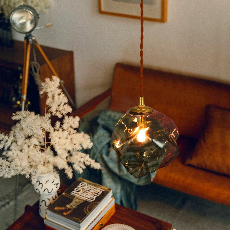 Lava Glass Vintage Pendant Light
