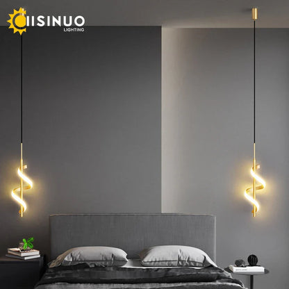 DecorBites™ Gold Copper LED Wall Sconce for Bedroom Living Room Hallway