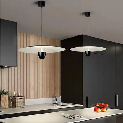 DecorBites™ Black LED Hanging Light for Modern Spaces