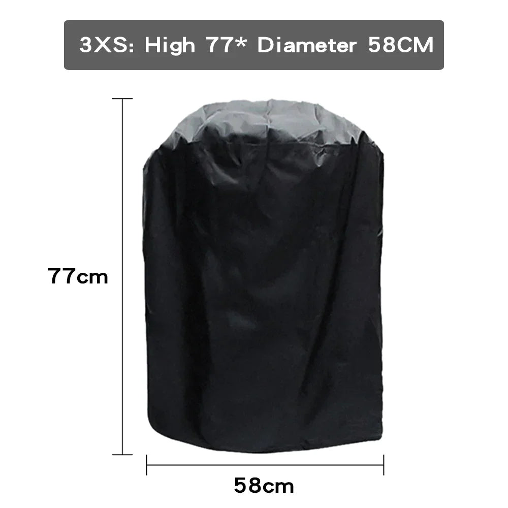 غطاء شواية DecorBites™ BBQ: واقي خارجي مقاوم للماء لشوايات الغاز والفحم الكهربائية