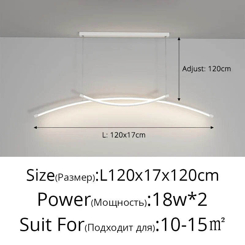 DecorBites™ LED Ceiling Lights White Black Infinite Dimming Home Lighting Fixtures