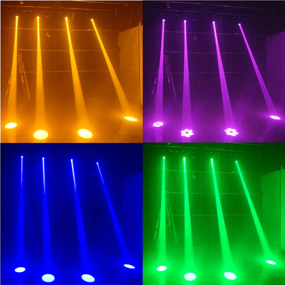 DecorBites™ Mini LED de 150 W con cabezal móvil y foco, con 18 prismas giratorios