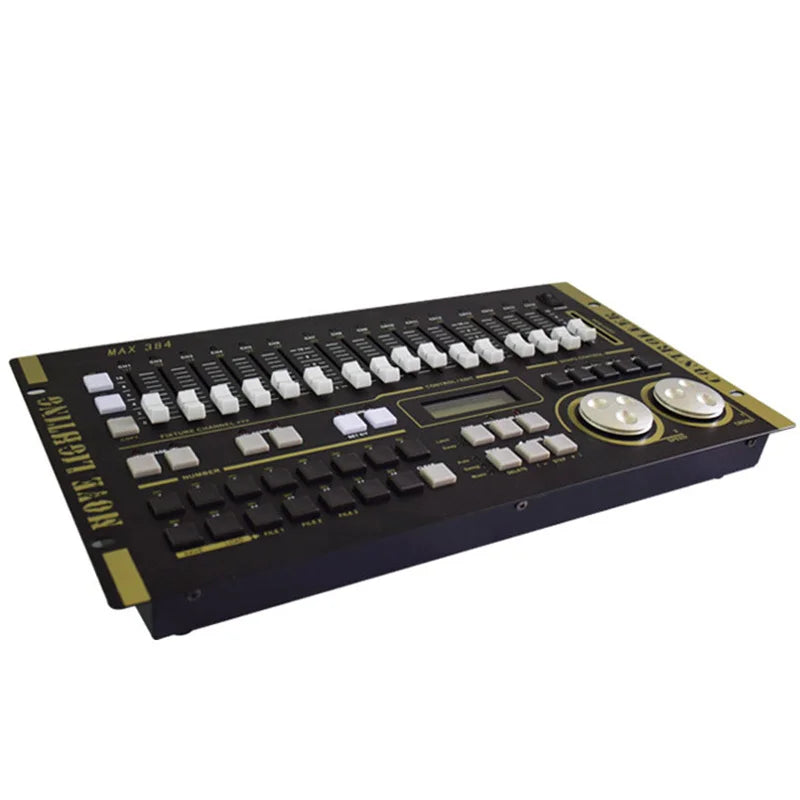 Controlador de iluminación DMX Max 384 Decorbites™ para escenario, boda, Par, cabeza móvil, haz.