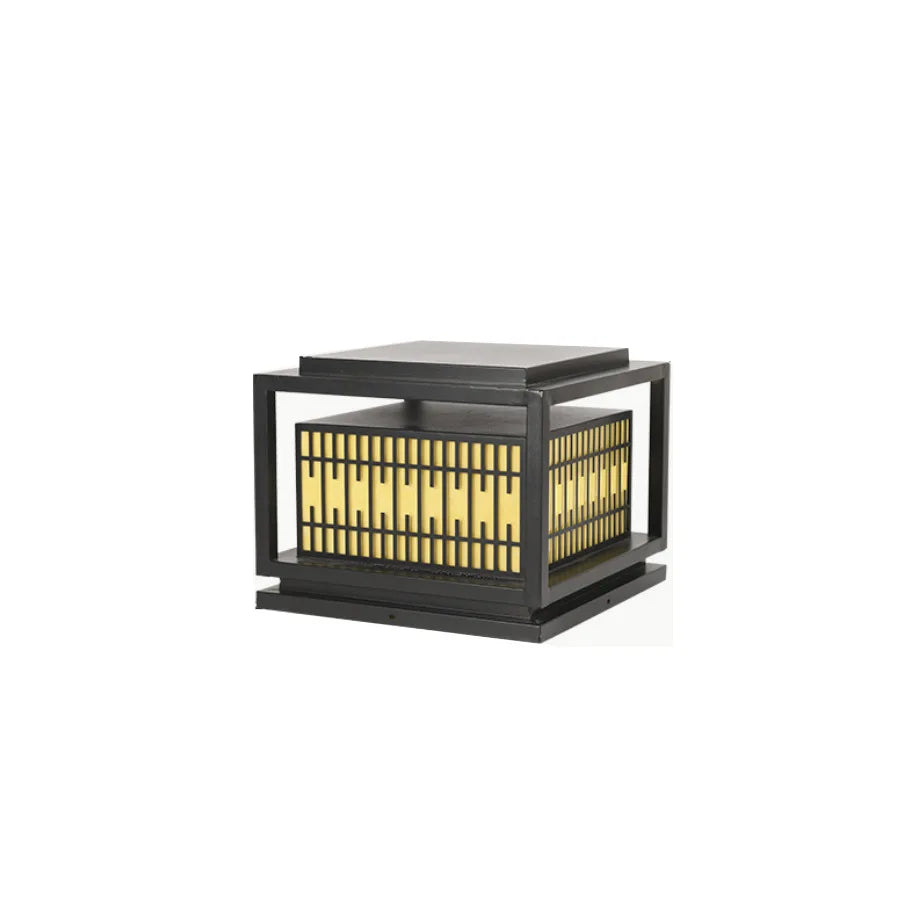 DecorBites™ LED Garden Light: Modern Galvanized Street Lamp for Outdoor Landscapes