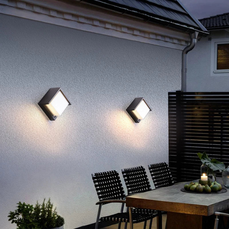 DecorBites™ LED Radar Induction Wall Lamp for Hotel Garden, Modern Balcony Lights
