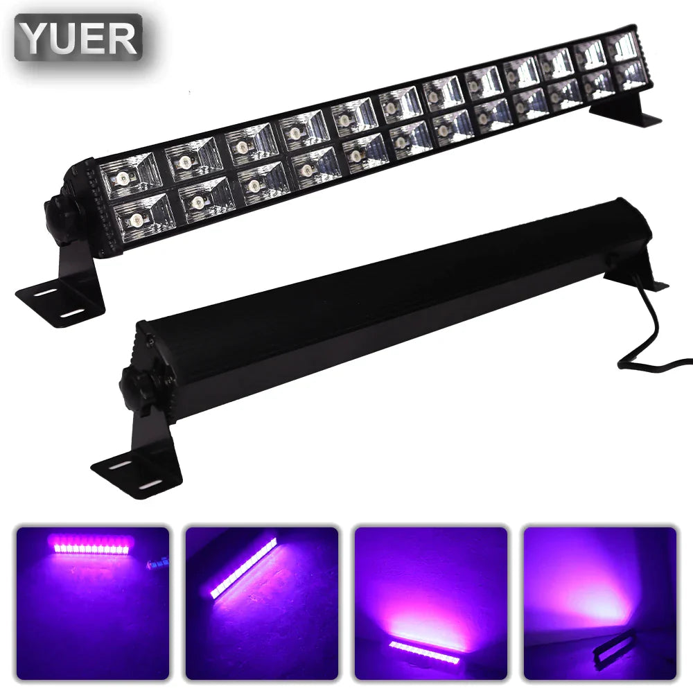 Decorbites™ Doppeltreihige UV-Leuchtleiste LED-Bühnenlichteffekt DJ-Disco-UV-Beleuchtung