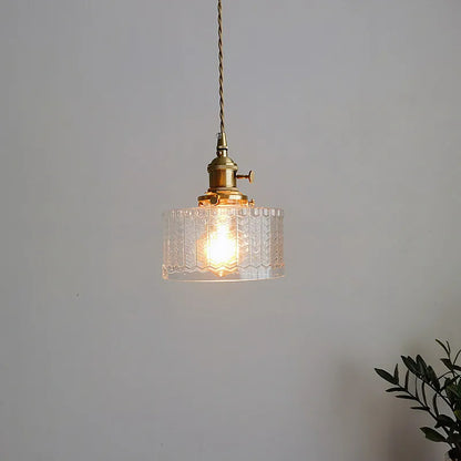 DecorBites™ Green Glass LED Pendant Lamp for Modern Home Decor and Lighting Fixtures