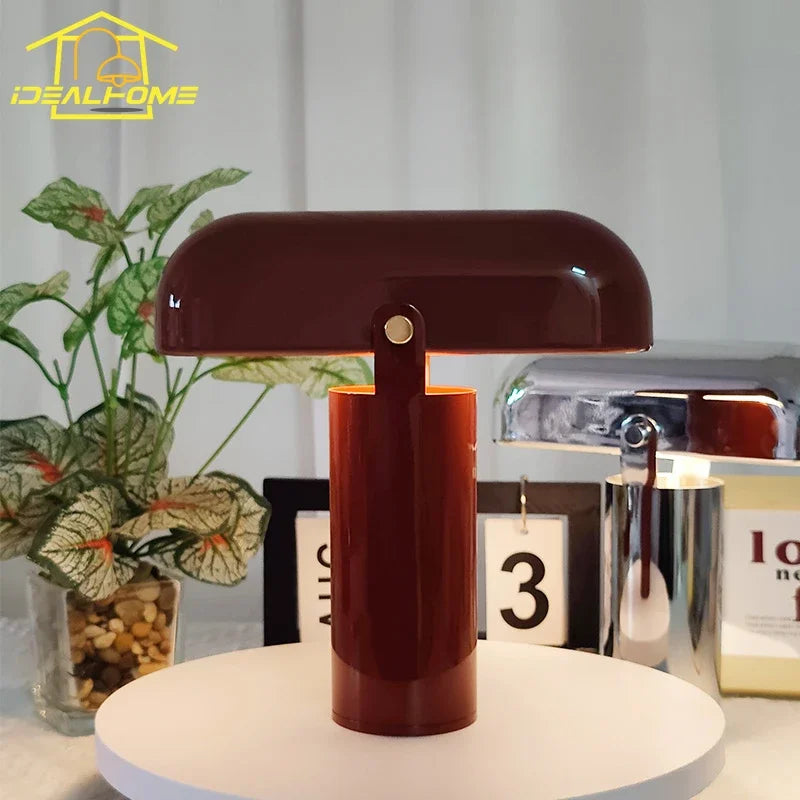 DecorBites™ LED Rechargeable Table Lamp Touch Switch Minimalist Modern Light for Bedroom, Living Room