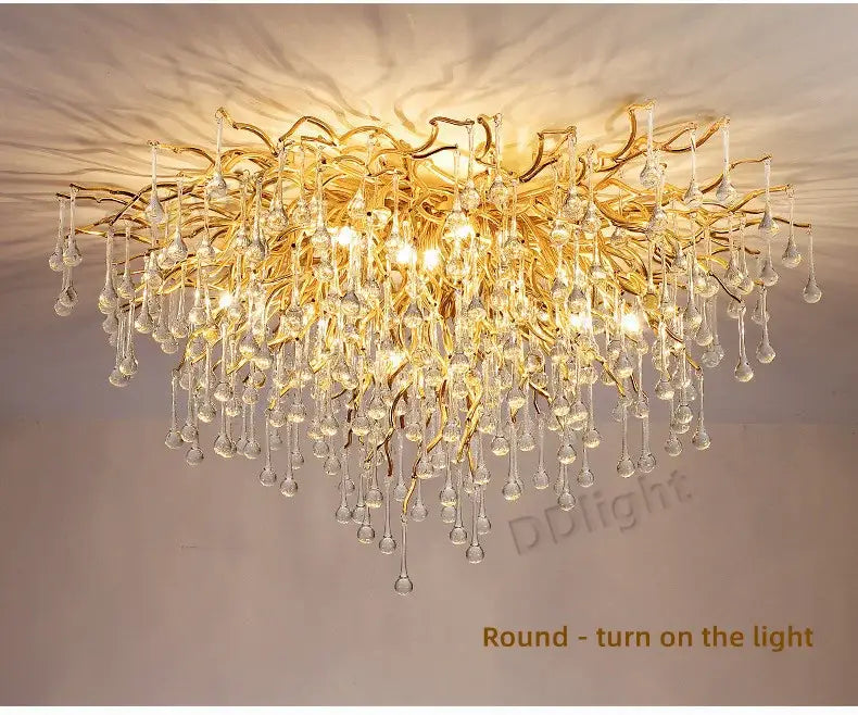 DecorBites™ Luxury Crystal Chandelier for Home Decor
