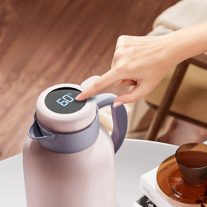 DecorBites™ LED Temperature Display Thermo Bottle - Large Capacity Thermal Jug for Hot Drinks