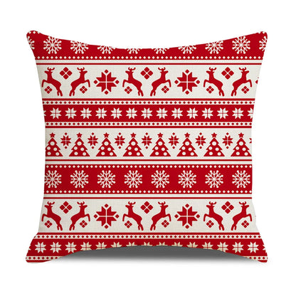 DecorBites™ Christmas Elk Letter Pillowcase 45x45cm for Living Room