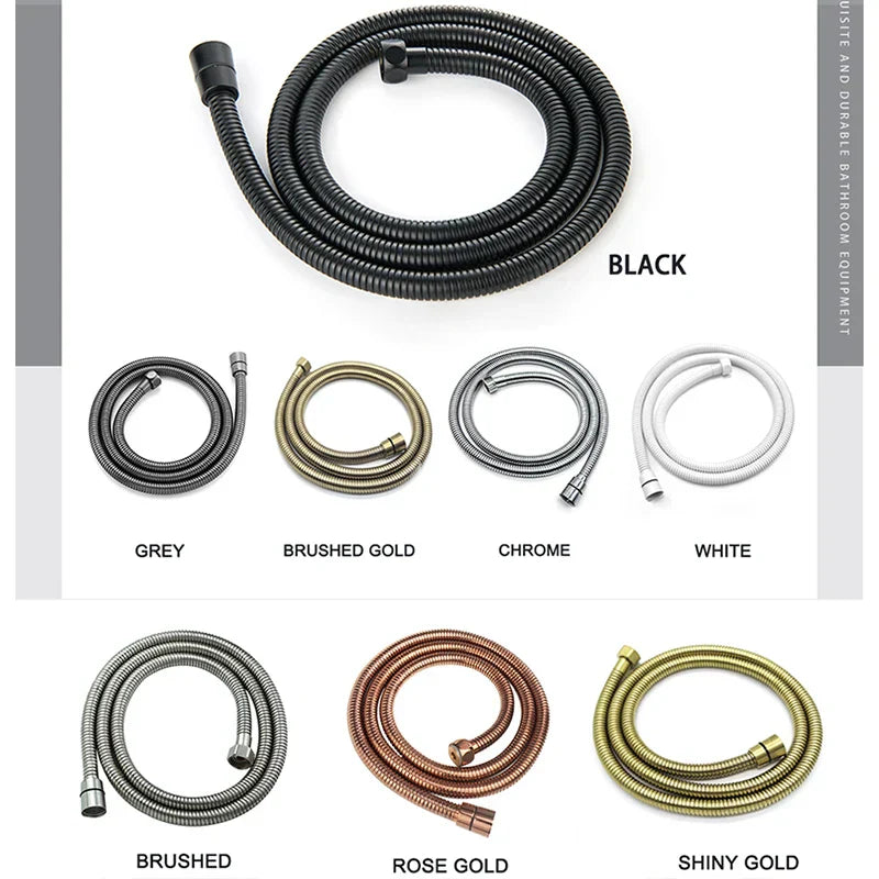 DecorBites™ Brass Handheld Shower Head in Brushed Golden Finish