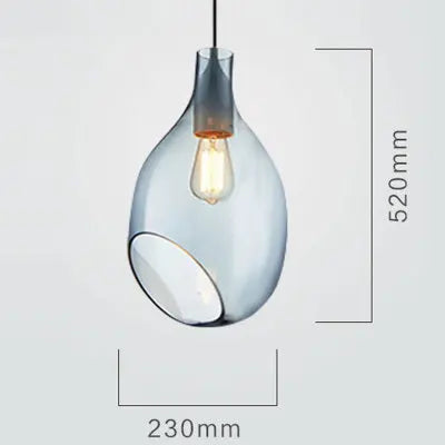 DecorBites™ Glass Pendant Lights: Modern Wine Bottle Lamps for Living Room, Bedroom, Kitchen