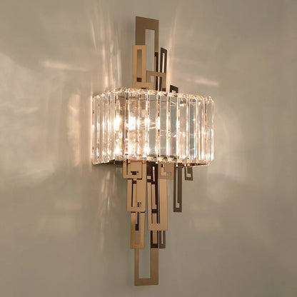 DecorBites™ Crystal Wall Lamp: Modern Nordic Indoor Lighting for Living Room, Bedroom, and Staircase
