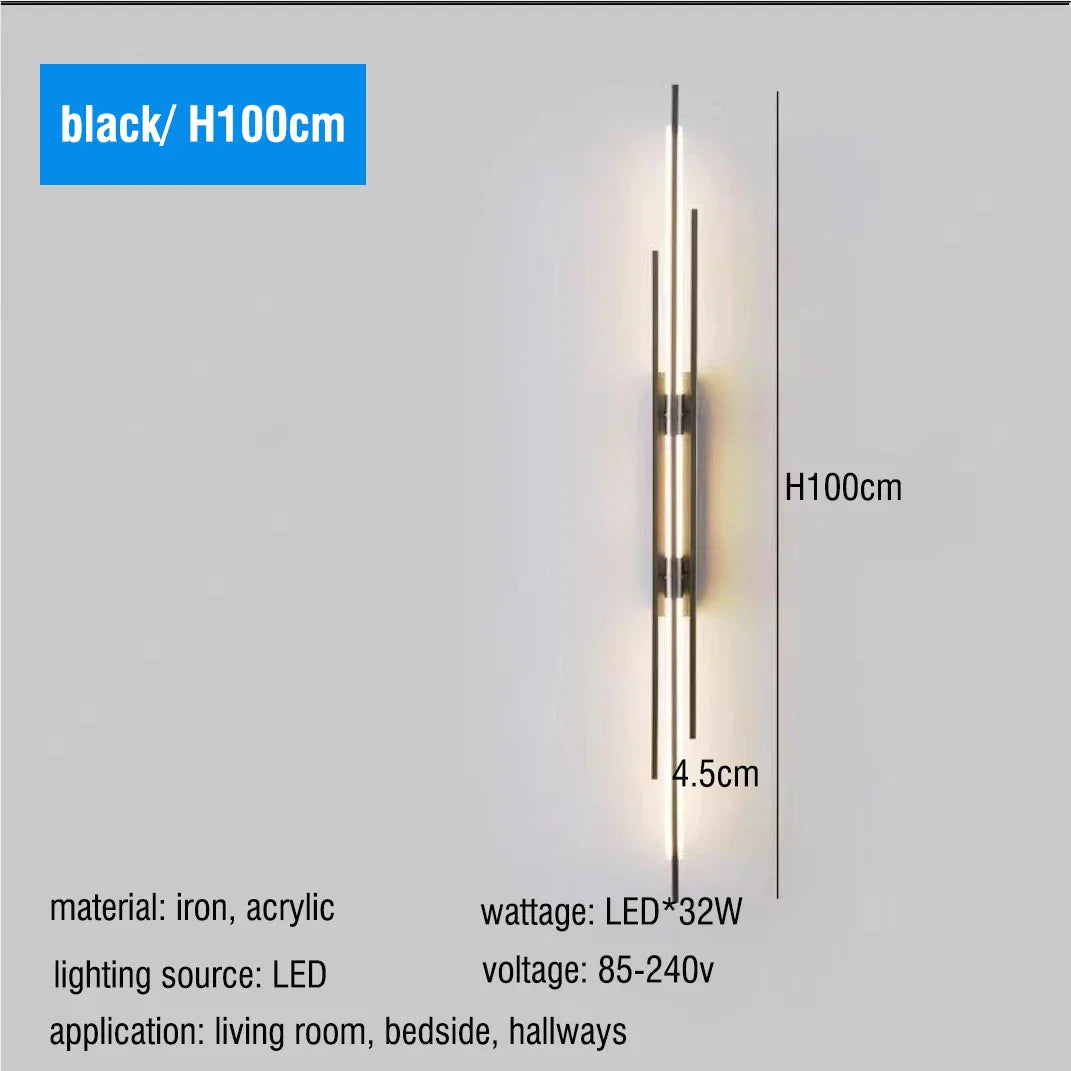 DecorBites™ LED Long Liner Wall Light Fixture for Living Room Dining Room Staircase Sconces