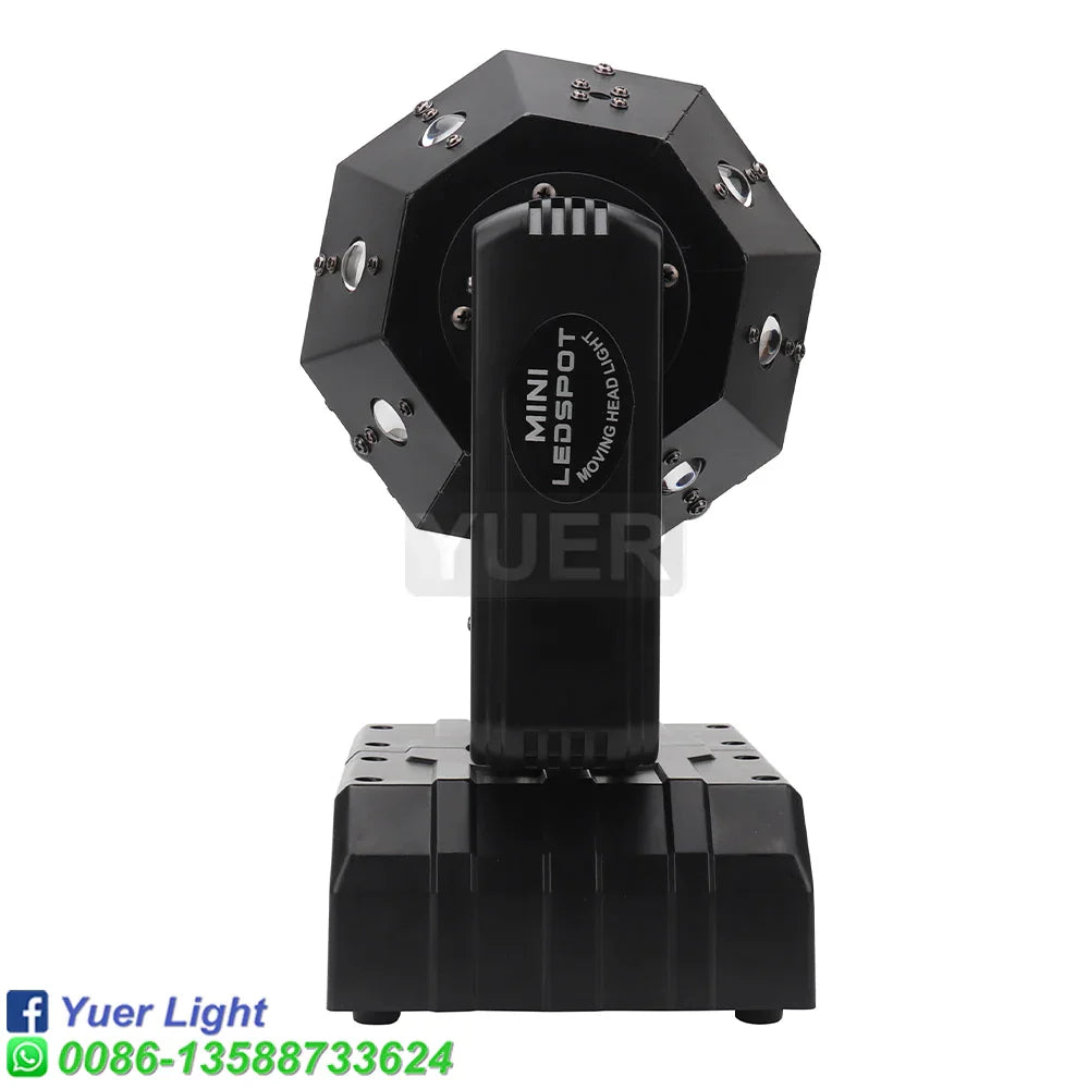 Decorbites™ Disco-Kugel-Lichter LED Moving-Head-Fußball-Licht Nachtclub-Bühnenbeleuchtung