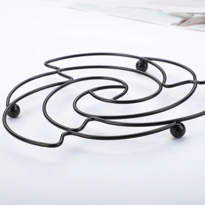 DecorBites™ Iron Pan Pot Mat Stand Round Kitchen Placemats Coasters for Cookware & Drink Mats