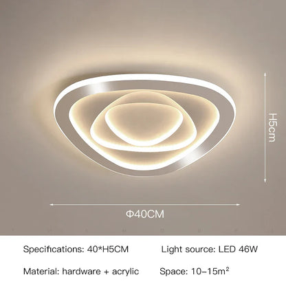 DecorBites™ Gold Luxury LED Ceiling Chandelier for Modern Living Rooms, Bedrooms, and Kitchens