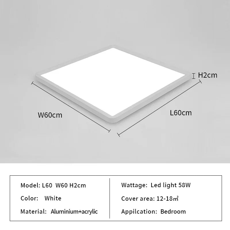 DecorBites™ LED Ceiling Lights for Home Deco - Minimalist Modern Lighting Fixture