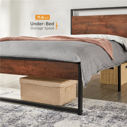 Saga - Wooden Bed Frame Twin Bed Frame