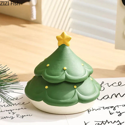 DecorBites™ Christmas Tree Ceramic Ashtray - Creative Desktop Weed Tray Gift
