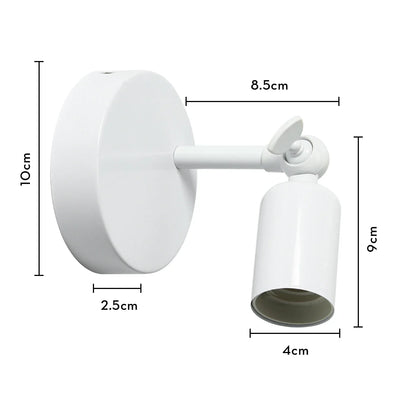 DecorBites™ Industrial LED Wall Sconce Iron Bedside Lamp Retro Loft Indoor Lighting