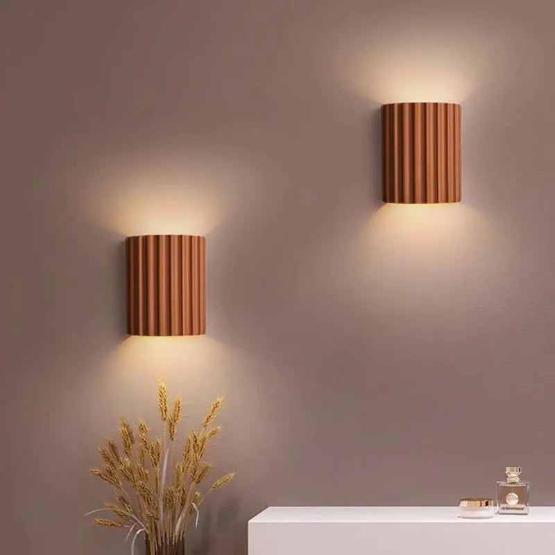 DecorBites™ LED Resin Wall Sconces Minimalist Illumination for Entryway Living Bedroom