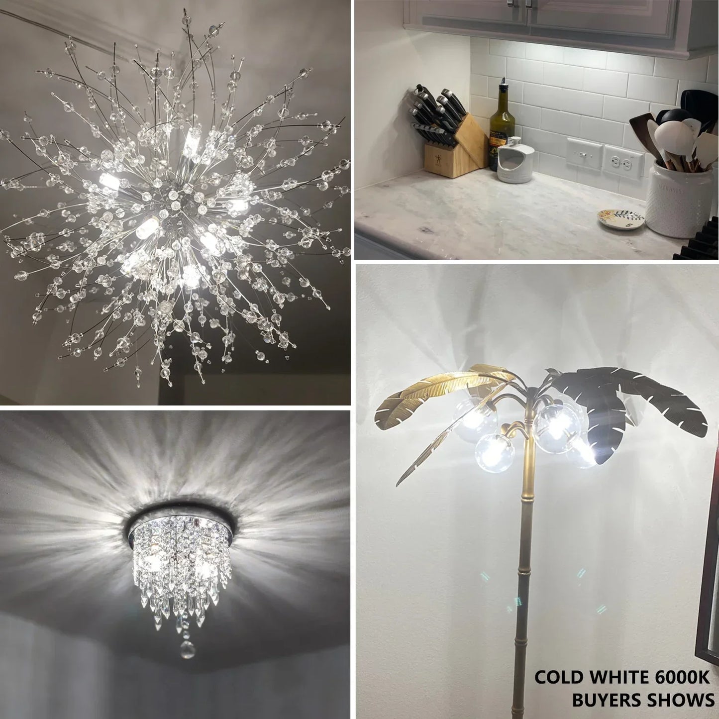 Bombilla LED tipo mazorca DecorBites™ G9 de 3W y 5W, 220V, 3000K y 6000K, de gel de sílice SMD2835, para lámpara de araña