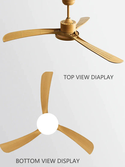 DecorBites™ 56 Inch 3-Leaf Fan Light with Remote Control for Modern Restaurant Settings
