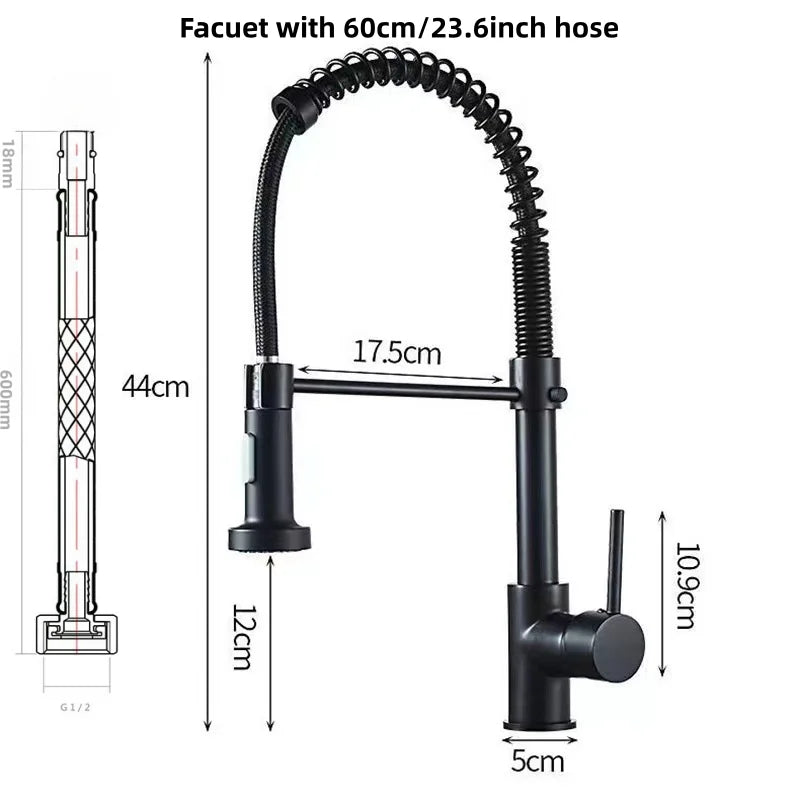 Decorbites™ Grifos Gourmet para Cocina y Baño, Grifería Mezcladora para Fregadero y Lavabo