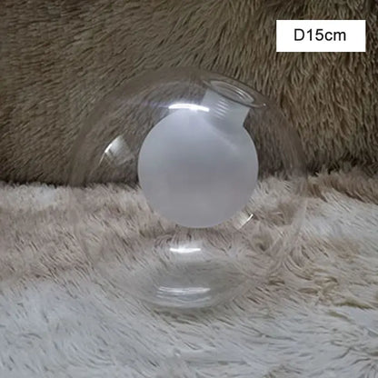 DecorBites™ Glass Shade Cover Replacement with 2cm Fitter Opening for Globe D8cm-D25cm Sizes