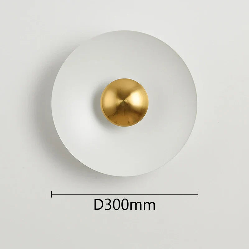 Lámpara de pared LED DecorBites™ Golden Macaroon para dormitorio y sala de estar