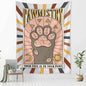 Decobites Cartoon Cat Claw Tapestry Wall Hanging Abstract Art Home Decor