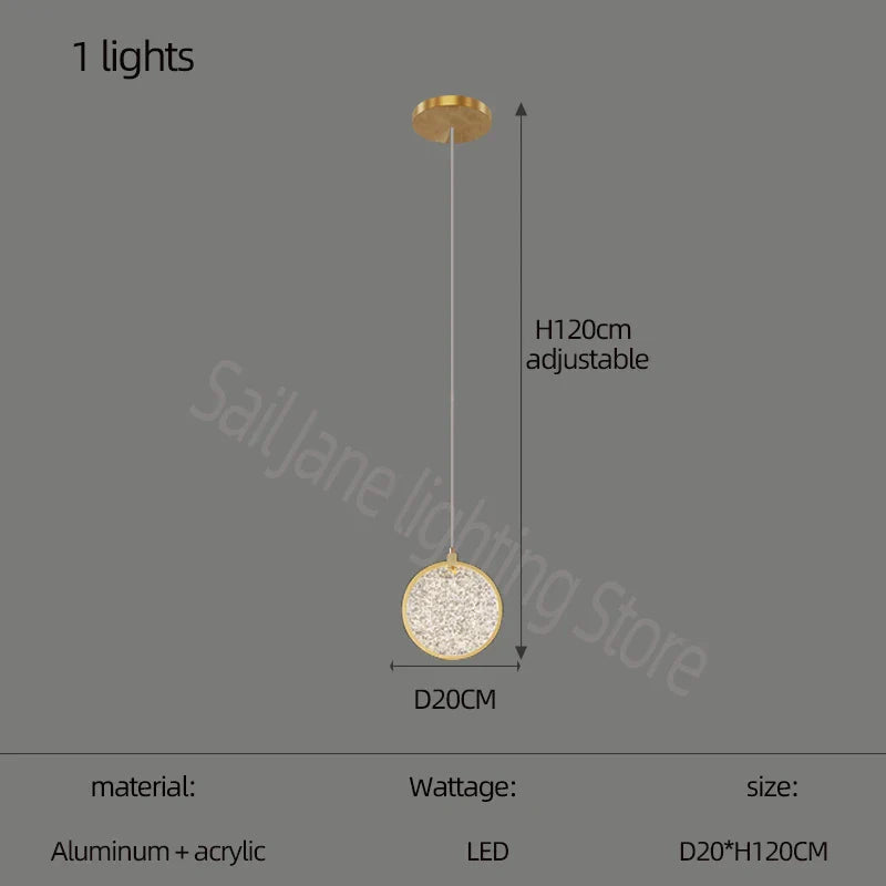 DecorBites™ Double Story LED Ring Chandelier - Modern Nordic Style Living Room Lighting