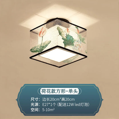 DecorBites™ Chinese Style Ceiling Lamp, Creative Warm Light for Hotel Villa Corridors