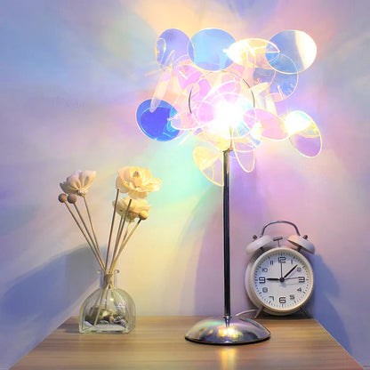 مصباح إسقاط أكريليك أورورا من ديكوربايتس™: إضاءة ليلية رومانسية بجانب السرير للفتيات، هدية اصنعيها بنفسك