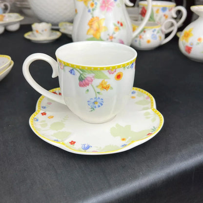 DecorBites™ Easter Tulip Dinnerware Set & Serving Pieces for Home Kitchen.