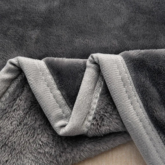Manta de franela acogedora DecorBites™: Funda de sofá multifuncional para adultos