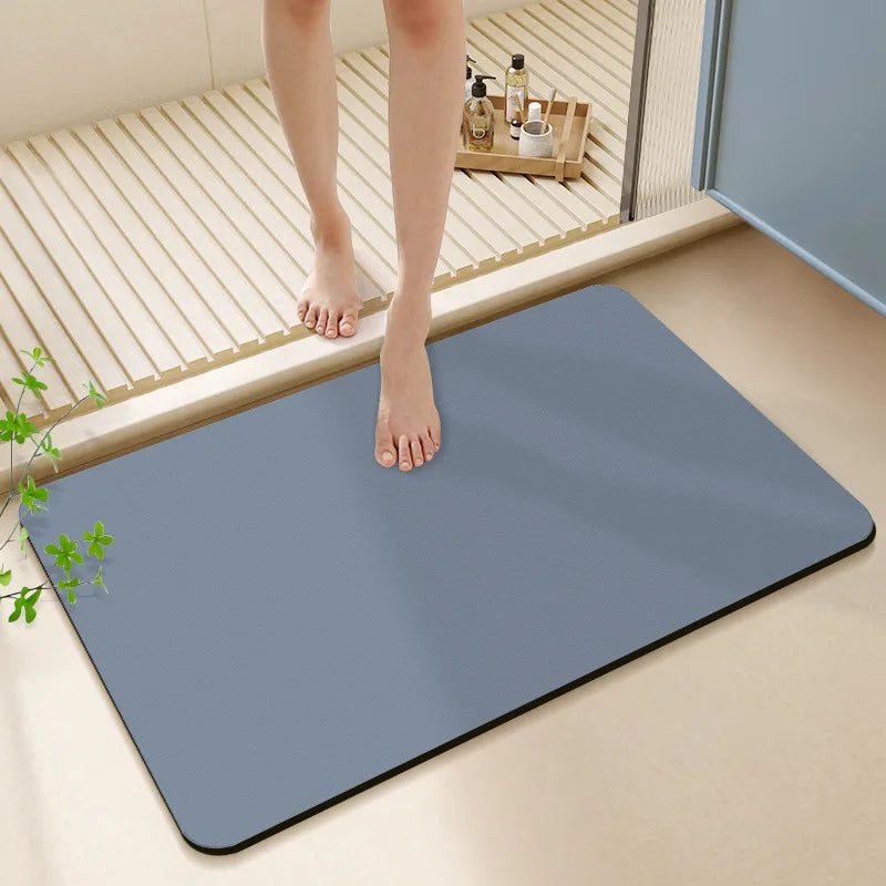 DecorBites™ Diatom Ooze Bath Rug: Super Absorbent Non-slip Mat for Bathroom & Toilets